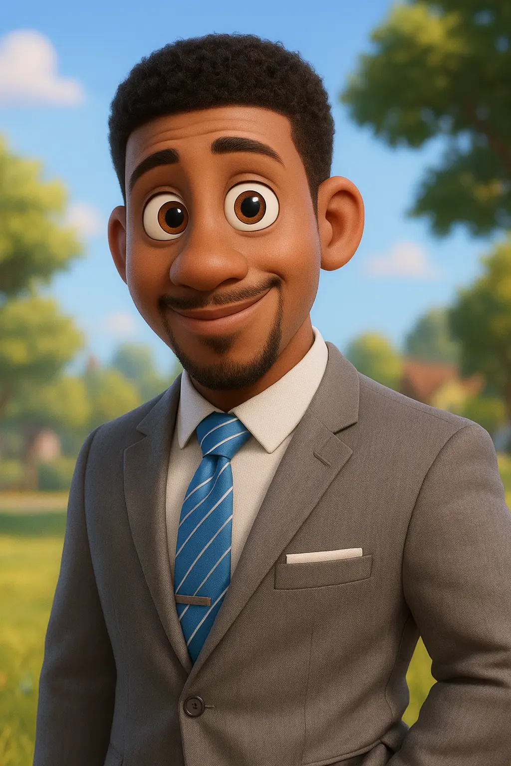 Transform person into a Pixar-style animated character